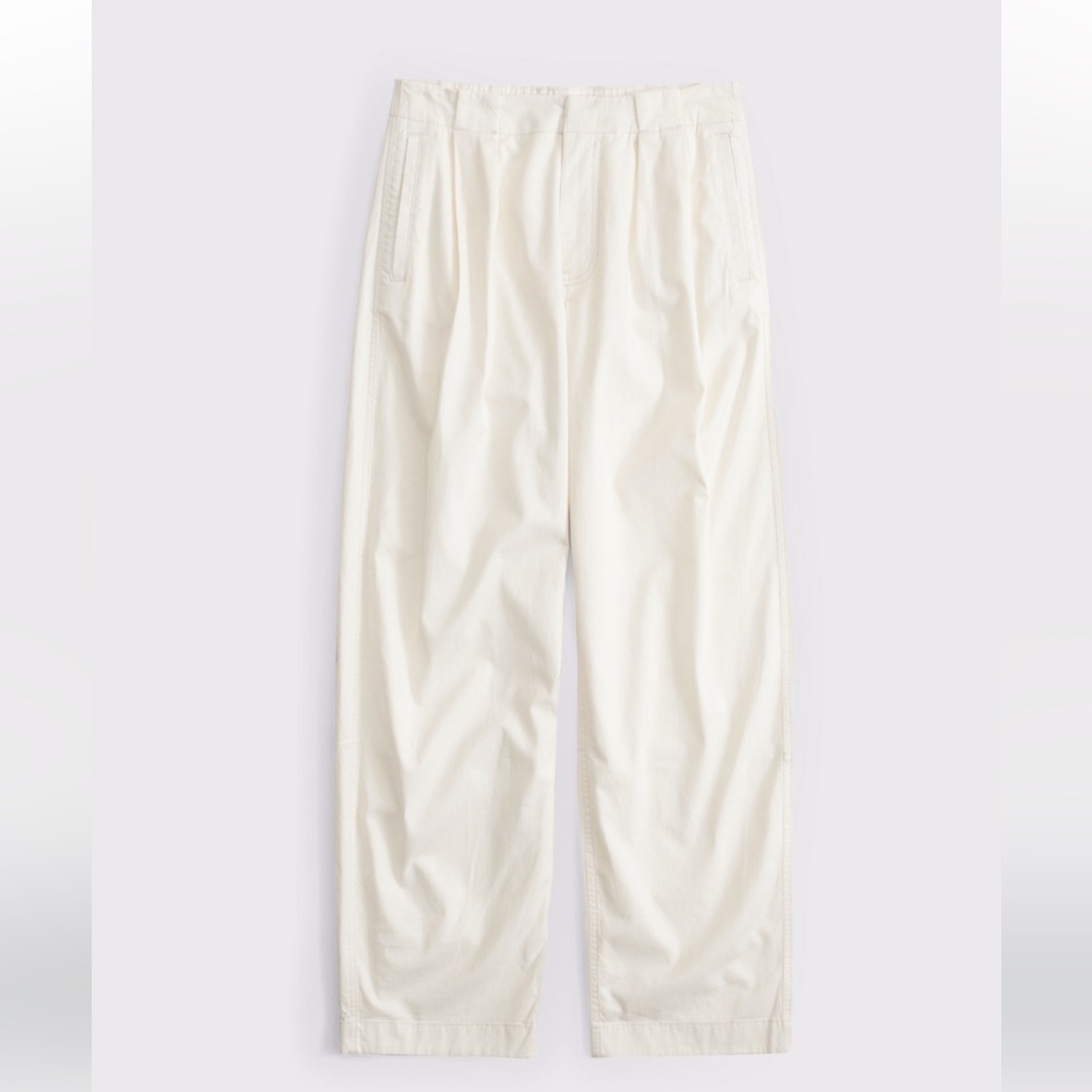 Abercrombie & Fitch Mid-Rise Barrel Pant (30S)